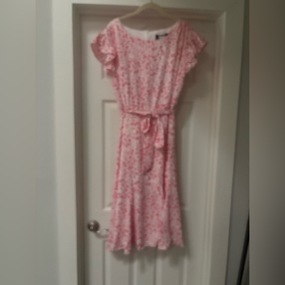 DKNY Light Pink Floral Dress